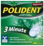POLIDENT 3 MIN. DENTURE CLEANSER**AVAILABLE BY SPECIAL ORDER AND EMAIL ONLY, ALLOW 21 DAYS LEADTIME**