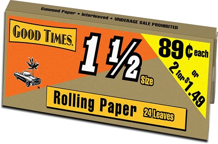 GOOD TIMES 1 1/2 PAPERS $.89*$3.00 OFF PER BOX *