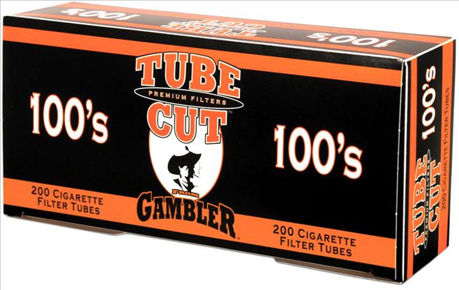 GAMBLER TUBE CUT FILTER TUBES 100MM REGULAR 200CT 10/5PK