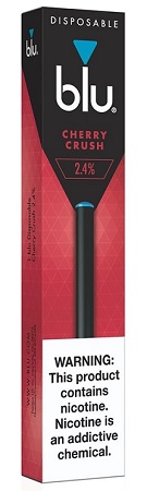 BLU E-CIG DISPOSABLE CHERRY CRUSH**MUST BE IN APPROVED BAG TO RETURN**