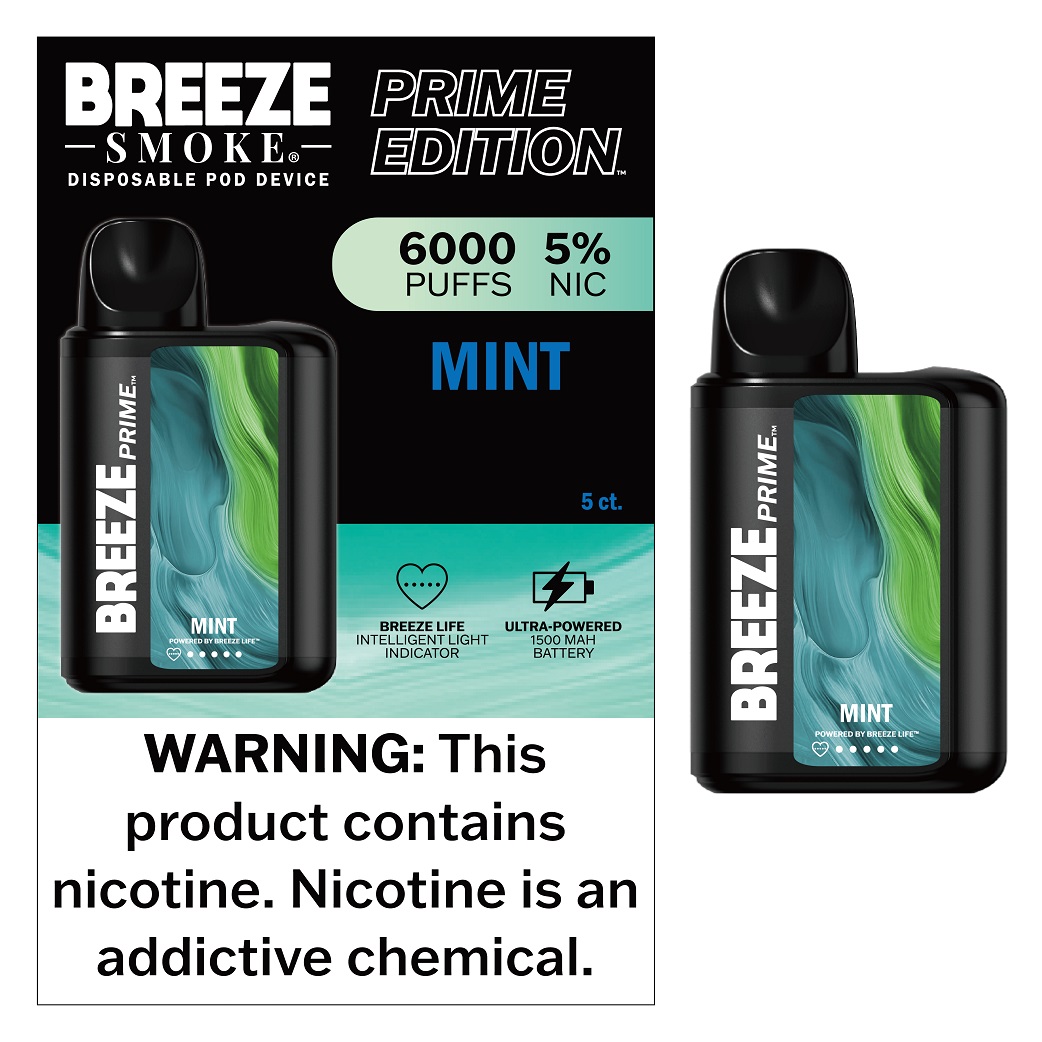 BREEZE PRIME - MINT   [MSRP:$24.99]**2 - 4 BOX LIMIT PER SKU (LIMIT BASED ON AVAILABILITY)**