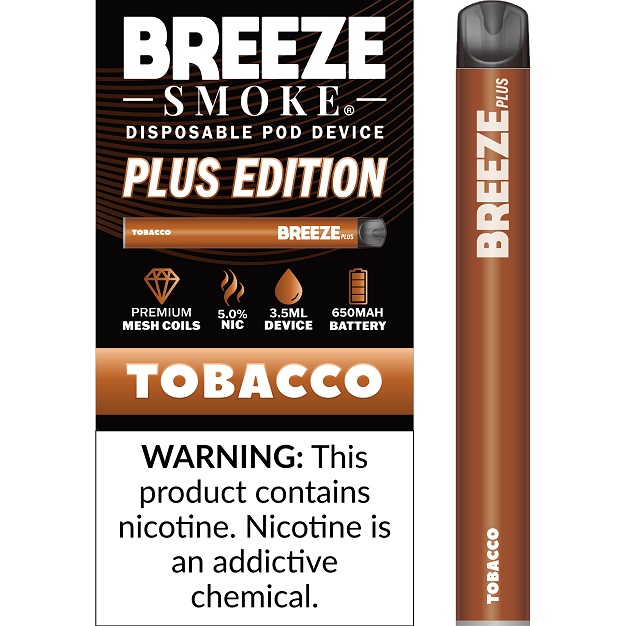 BREEZE PLUS - TOBACCO**4 BOX LIMIT PER SKU**