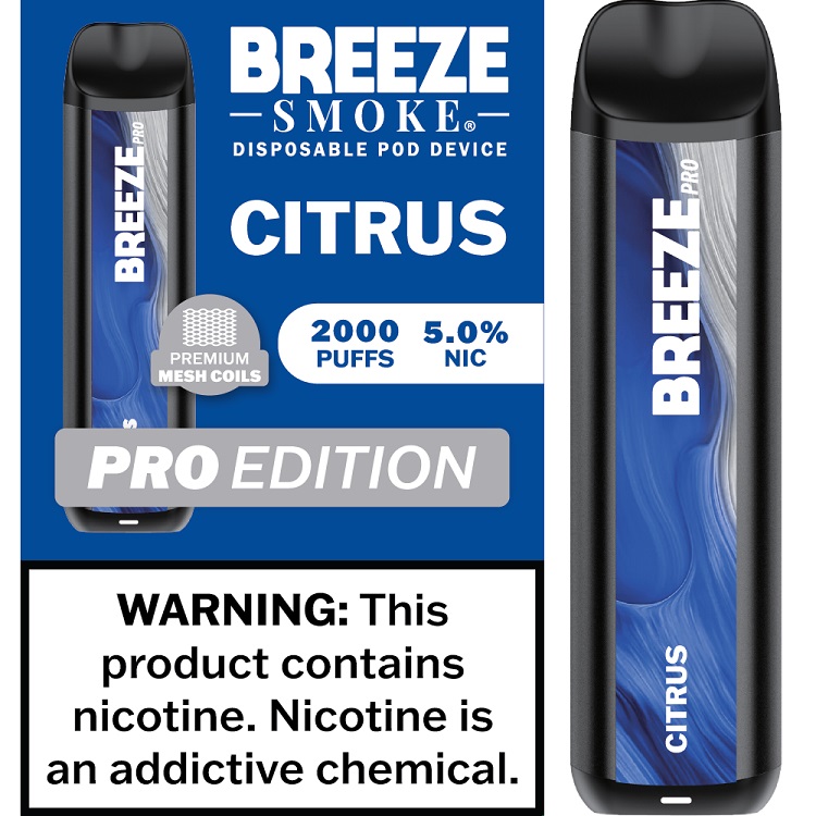 BREEZE PRO 2000 - CITRUS (ANEJO)   (MSRP:$17.99)**2 - 4 BOX LIMIT PER SKU (LIMIT BASED ON AVAILABILITY)**