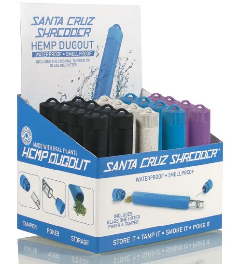 SANTA CRUZ HEMP DUGOUT 20CTASSORTED COLORS