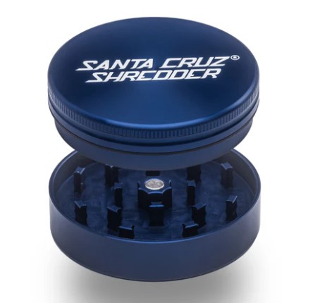 SANTA CRUZ ALUMINUM GRINDER 2PC LARGE - BLUE