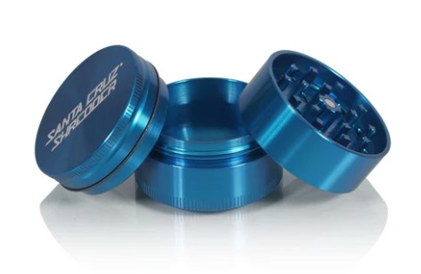 SANTA CRUZ ALUMINUM GRINDER 3PC MEDIUM - BLUE