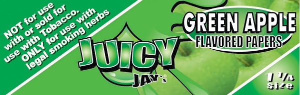 JUICY JAYS 1 1/4 GREEN APPLE*ONLY FOR LEGAL HERBS*