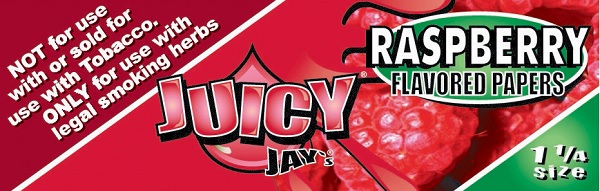 JUICY JAYS 1 1/4 RASPBERRY*ONLY FOR LEGAL HERBS*
