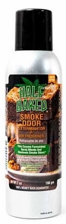 SMOKE ODOR SPRAY HALF BAKED 7OZ*LIMITED EDITION AVAILABLE WHILE INVENTORY LASTS*
