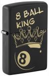 ZIPPO 8 BALL KING BLK.MATTE $28.95