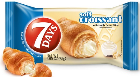 7 DAYS CROISSANT VANILLA 2.65oz(45 DAYS SHELF LIFE)