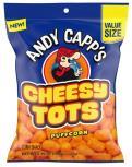 ANDY CAPPS CHEESY TOTS PUFFCORN 3.75OZ**AVAILABLE 11/24/2025**
