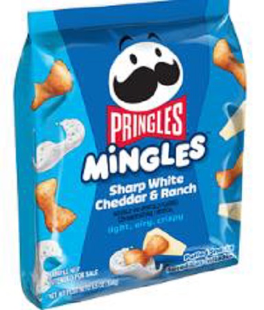 PRINGLES MINGLES SHARP WHITE CHEDDAR & RANCH 5.5OZ**AVAILABLE BY SPECIAL ORDER AND EMAIL ONLY, ALLOW 21 DAYS LEADTIME**