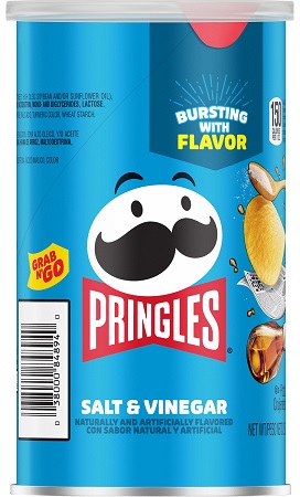 PRINGLES 71G SALT & VINEGAR 2.5OZ