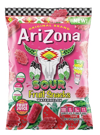 ARIZONA *FRUIT SNACKS* SOUR WATERMELON 5oz