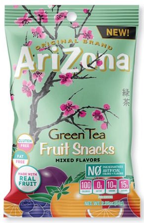 ARIZONA *FRUIT SNACKS* 2.25OZ GREEN TEA