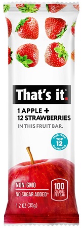 THAT'S IT. FRUIT BAR APPLE + STRAWBERRY (1.2OZ)