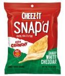 CHEEZ IT SNAP'D SHARP WHITE CHEDDAR 2.2OZ