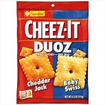 CHEEZ IT DUOZ CHED JACK/BABY SWISS 4.3OZ