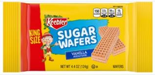 KEEBLER SUGAR WAFERS VANILLA 4.4OZ KING SIZE