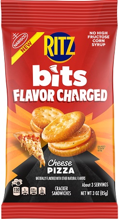 NABISCO BIG BAG RITZ BITS CHEESE PIZZA 3OZ**MANUFACTURER GUARANTEED SHELF LIFE IS 45 DAYS**