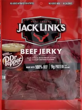 JACK LINK'S 3.25OZ DR. PEPPER*$3.00 OFF PER CASE*