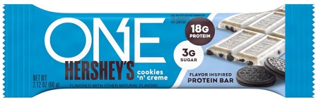 ONE PROTEIN BAR HERSHEY'S COOKIES 'N' CREME 12/2.12OZ