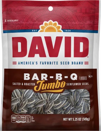 DAVID SEEDS BBQ ROASTED & SALTED12/5.25OZ