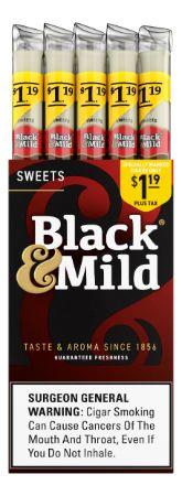 BLACK & MILD $1.19 SWEETS BOX