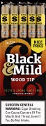 BLACK & MILD (NICE PRICE) JAZZ WOOD TIP 25CT**PREBOOK ITEM ONLY**