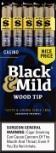 BLACK & MILD (NICE PRICE) CASINO WOOD TIP 25CT