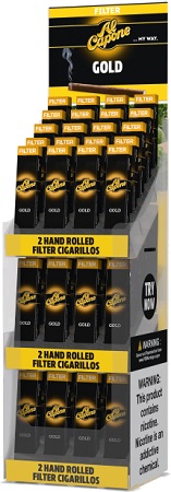 AL CAPONE 2PK TOWER GOLD FILTER