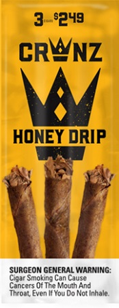 CRWNZ WOODS 3/$2.49 HONEY DRIP (ROUGH CUT)