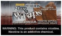 SWEET WOODS *WRAPS* RUSSIAN CREAM 2PK (NAT LEAF)