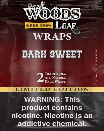 SWEET WOODS *WRAPS* DARK SWEET 2PK**LIMITED EDITION AVAILABLE WHILE INVENTORY LASTS**