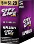 CITY LIFE CIG 5/1.29 NAPA GRAPE