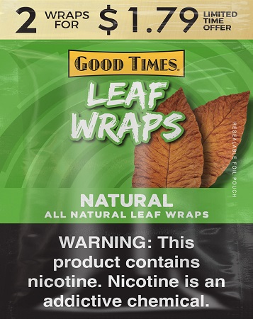 GOOD TIMES LEAF WRAP 2/1.79 NATURAL