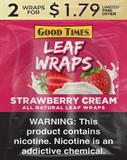 GOOD TIMES LEAF WRAP 2/1.79 STRAW CREAM