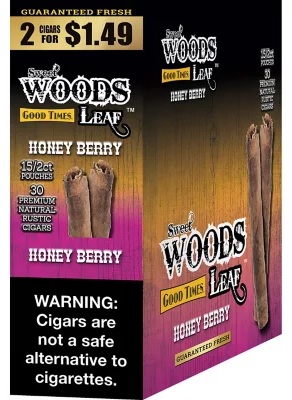 GOOD TIMES  SWEET WOODS HONEY BERRY 2/1.49 NAT.LEAF
