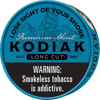 KODIAK LONG CUT MINT (1.2OZ)(NO RETURNS AS OF 11/4/2022)
