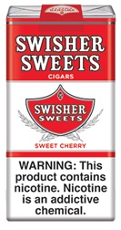 SWISHER SWEETS FILTERED CIGARS CHERRY 10PK