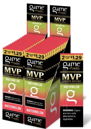 GAME CIGARILLOS $1.29 MVP WATERMELON 2PK LIMITED EDITION