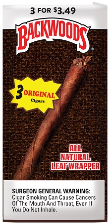BACKWOODS  3PK $3.49 ORIGINAL