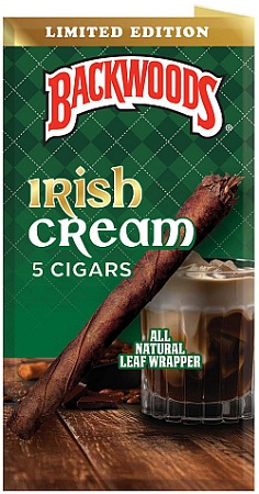 BACKWOODS 5PK IRISH CREAM**LIMITED EDITION AVAILABLE 4/6/2026*