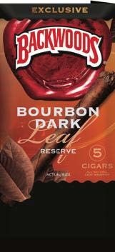 BACKWOODS 5PK BOURBON DARK LEAF RESERVE**LIMITED EDITION AVAILABLE WHILE INVENTORY LASTS**