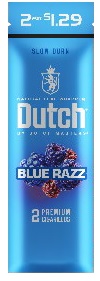 DUTCH 2/$1.29 CIG BLUE RAZZ**LIMITED EDITION AVAILABLE 4/6/2026**