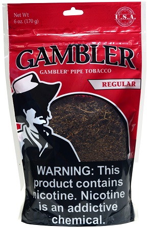 GAMBLER PIPE TOBACCO 6OZ REGULAR