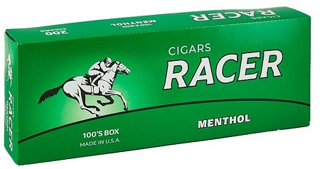 RACER CIGAR 100'S MENTHOLSOFT PACK