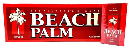BEACH PALM 100'S CHERRY*$2.00 OFF PER BOX*