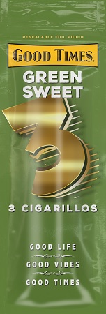 GOOD TIMES 3/$1.19 POUCH GREEN SWEET